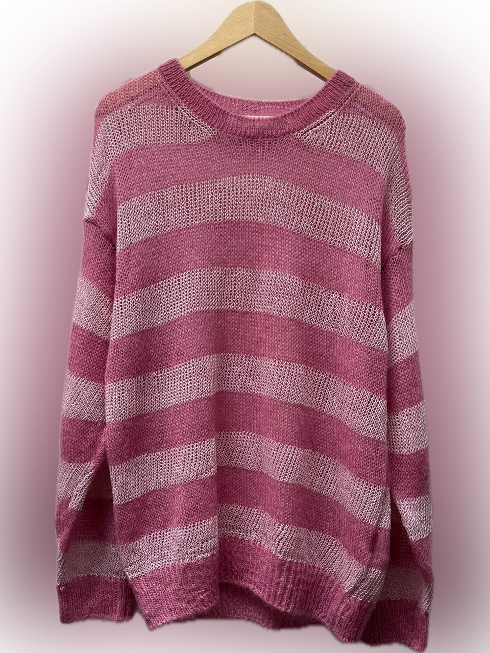 TheOpen Product Mohair Linen Cotton Blend Sweater